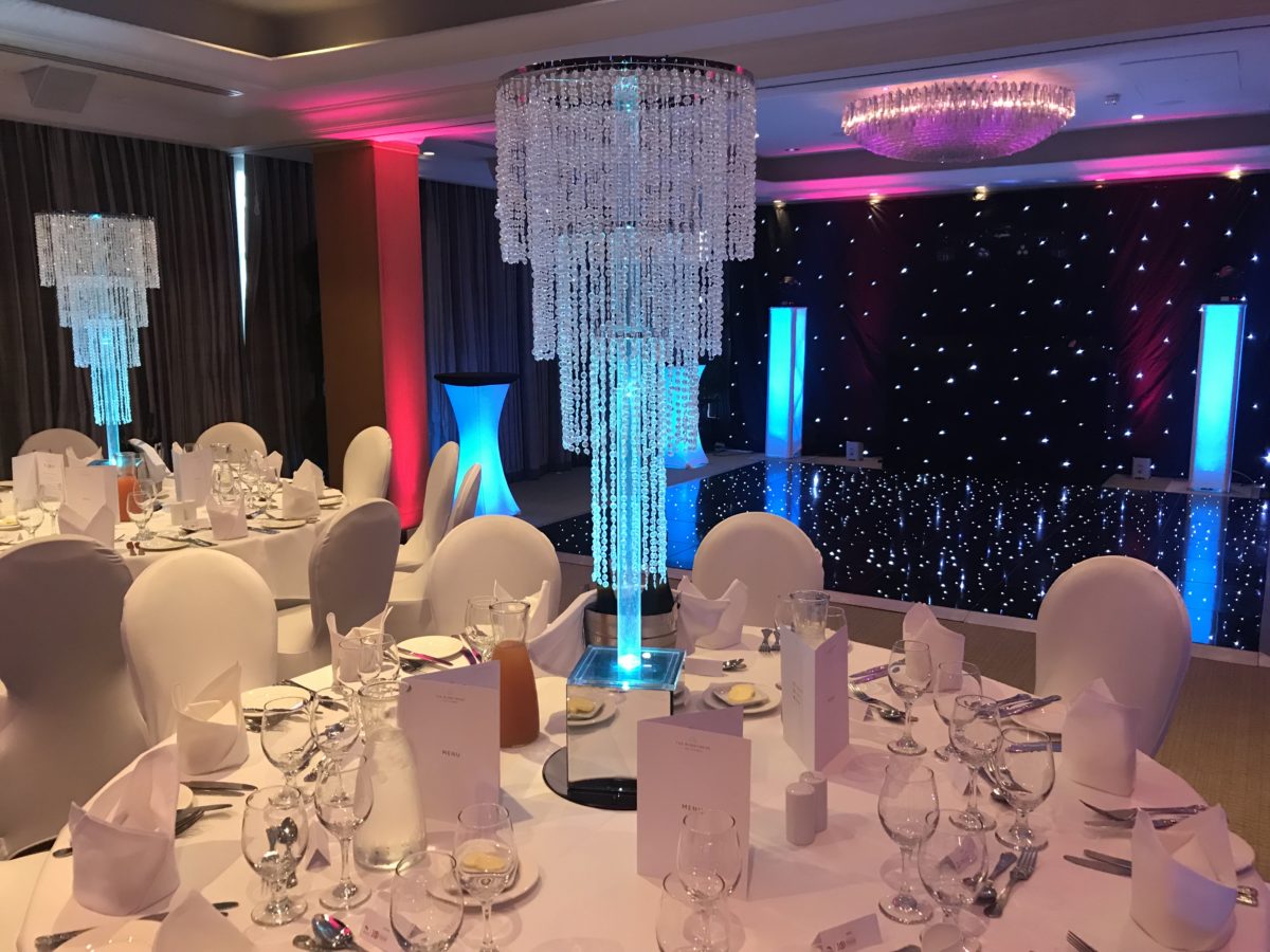 LED Table Centrepieces - Steven Honeyball